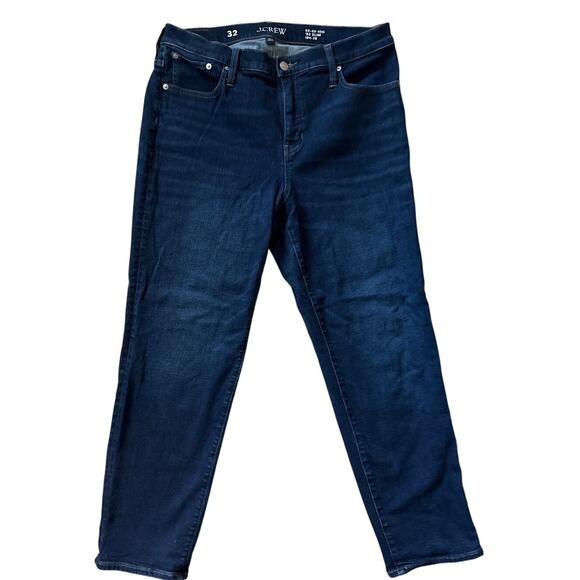 J. Crew High Rise ‘03 Super Stretch Slim‎ Jeans Dark Wash Size 32 - Picture 4 of 10